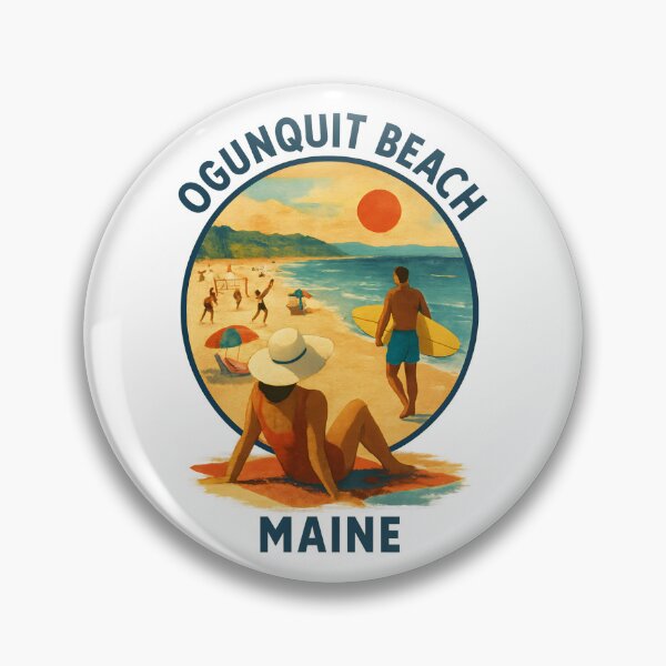 Item preview, Ogunquit Beach, Maine - Coastal Summer Getaway designed and sold by inkNext.