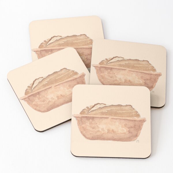 Item preview, Sourdough in a Clay Oven Watercolor Painting  designed and sold by A_Guy_With_Art_Supplies.