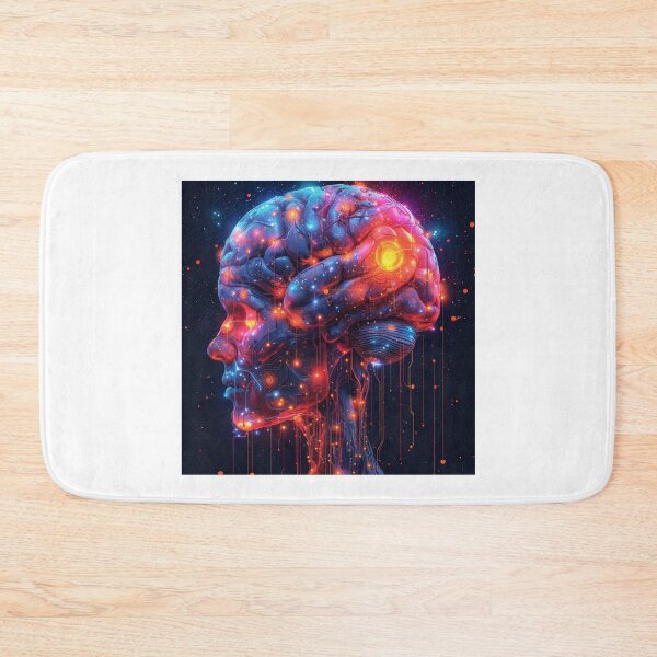 Item preview, Synaptic symphony: a vision of neural circuitry and technological fusion  designed and sold by MiraCleAI.