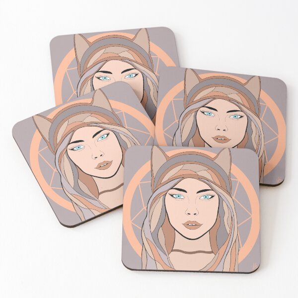 Item preview, Iduna - Wolf Woman designed and sold by NadiaCeanaArt.