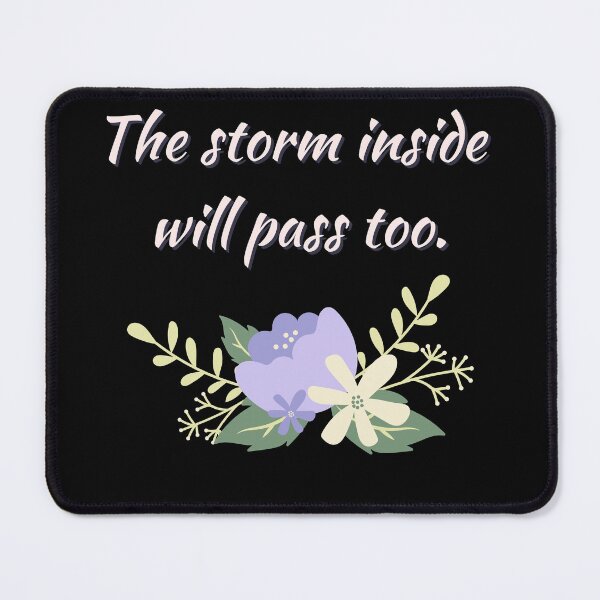 Item preview, The Storm Inside Will Pass Too: A Stoic Inspiration for Navigating Emotional Struggles designed and sold by LexaArtworks.