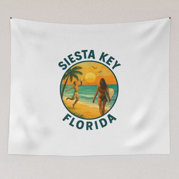 Item preview, Siesta Key Beach - Florida Gulf Coast designed and sold by inkNext.