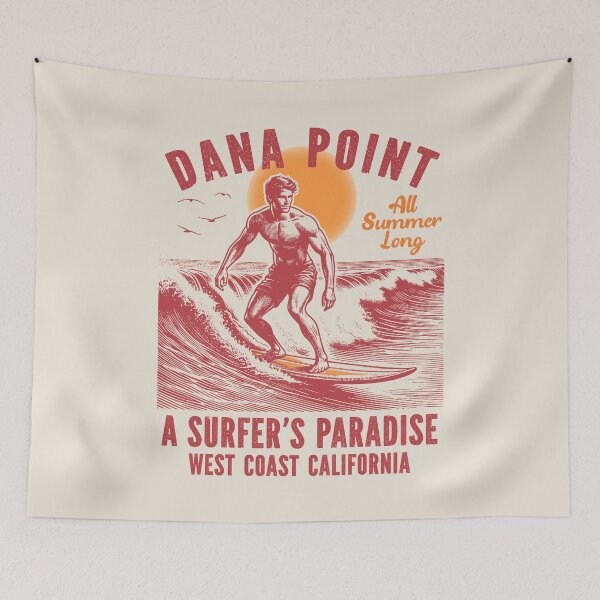 Item preview, Dana Point Surfers Paradise Orange County West Coast California designed and sold by eclecTEEq.