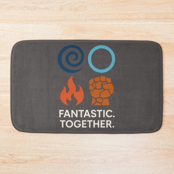 Item preview, F4 Minimalist Power Icons – Superhero Team Unity Poster designed and sold by LoomisDreams.