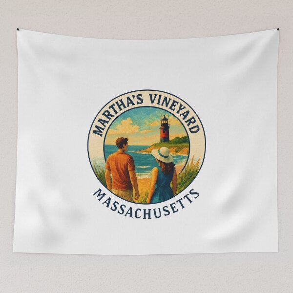 Item preview, Martha’s Vineyard - Massachusetts Coastal Landscape designed and sold by inkNext.