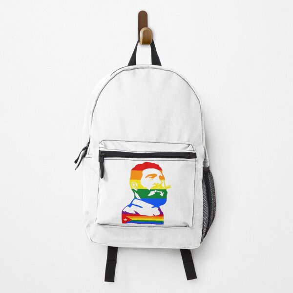 Item preview, Fidel Castro Pride Silhouette Flag | Queer Marxist Design for Stickers, Shirts & Hats | LGBTQ+ Revolutionary Art | Rainbow Socialist Gear & Historical Solidarity Apparel designed and sold by RevolutionToday.