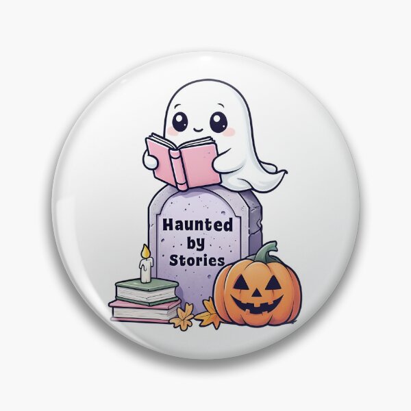 Item preview, Haunted by Stories – Ghostly Reading Art Print designed and sold by GoxyVision.