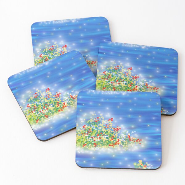Item preview, Blooms on Deep Blue Waters designed and sold by Quennie Bacol Artwork.