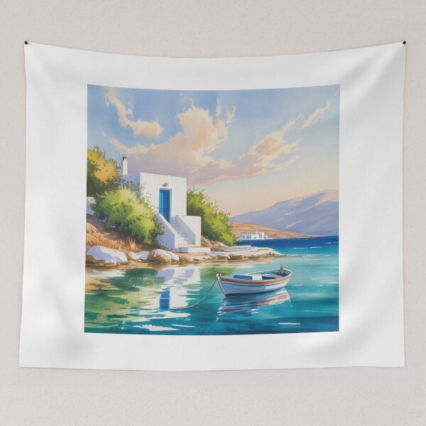 Item preview, Watercolor Paros designed and sold by ArtQueen777.