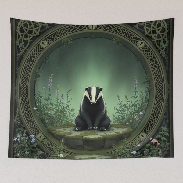 Item preview, Arthur the Badger designed and sold by HabitableMoons.
