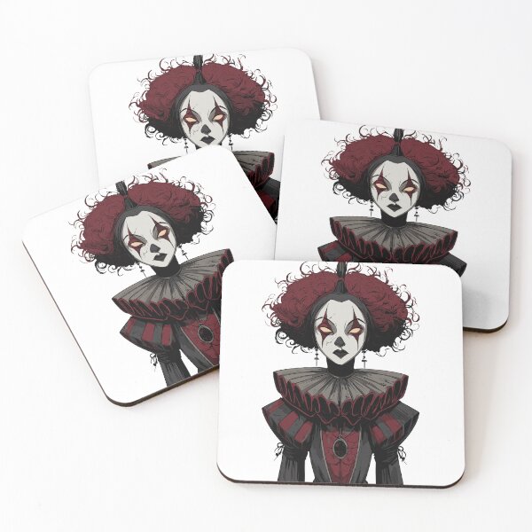 Item preview, Spooky Halloween Clown Girl designed and sold by bapupa.