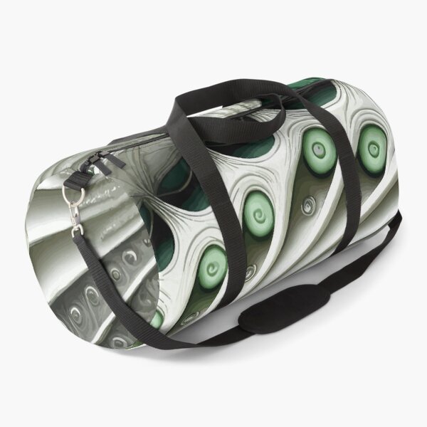 Item preview, Green and White  Abstract Fibonacci Art 9 designed and sold by Vicky Brago-Mitchell®.