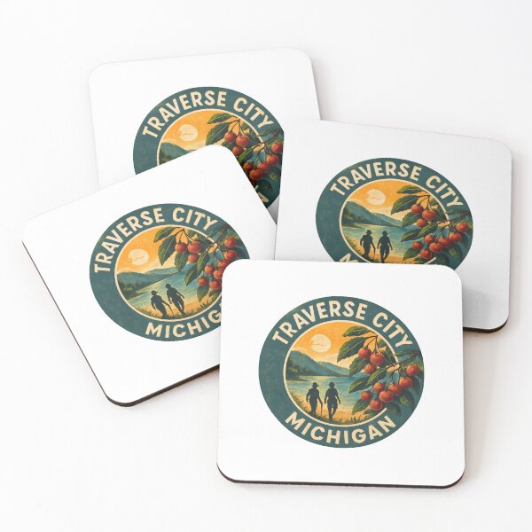 Item preview, Traverse City Michigan Scenic Art Design designed and sold by inkNext.