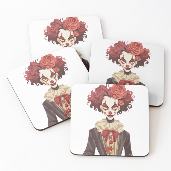 Item preview, Sinister Halloween Clown Girl designed and sold by bapupa.