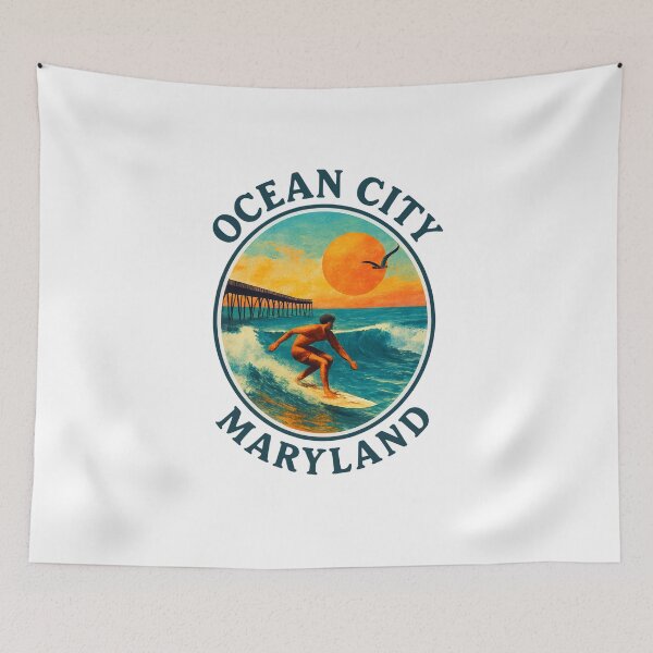 Item preview, Ocean City Maryland Beach Vibes designed and sold by inkNext.