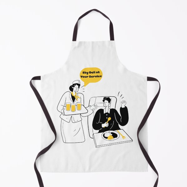 Item preview, Sky Deli at Your Service – Funny Flight Attendant Design designed and sold by AirmanTalha.
