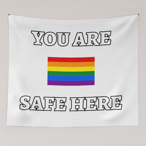 Item preview, You Are Safe Here   designed and sold by Inspirationmotivation.