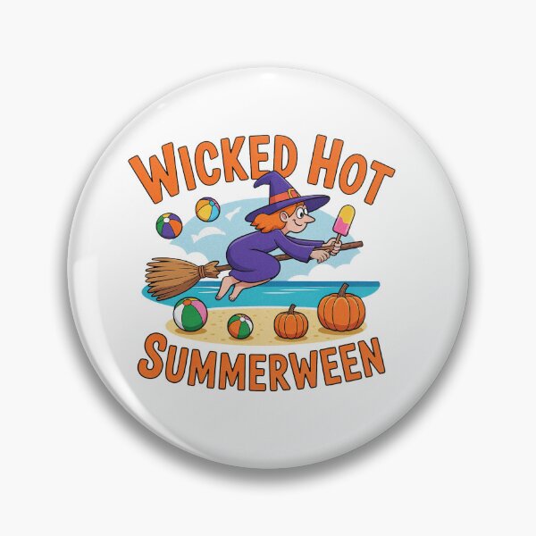 Item preview, Summerween Wicked Hot Witch Spooky Summer Halloween  designed and sold by PietrzakDesign.