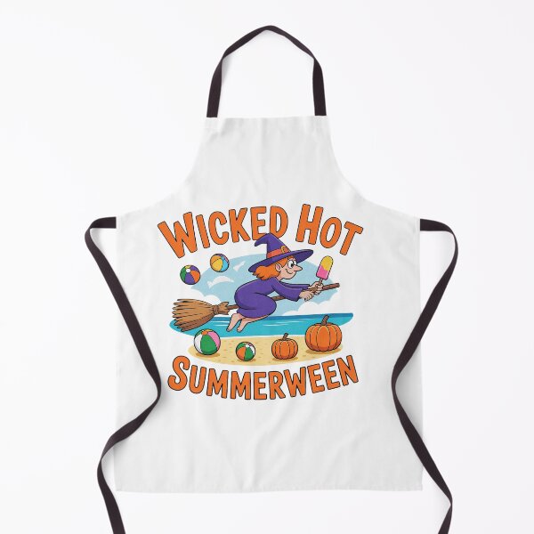 Item preview, Summerween Wicked Hot Witch Spooky Summer Halloween designed and sold by PietrzakDesign.