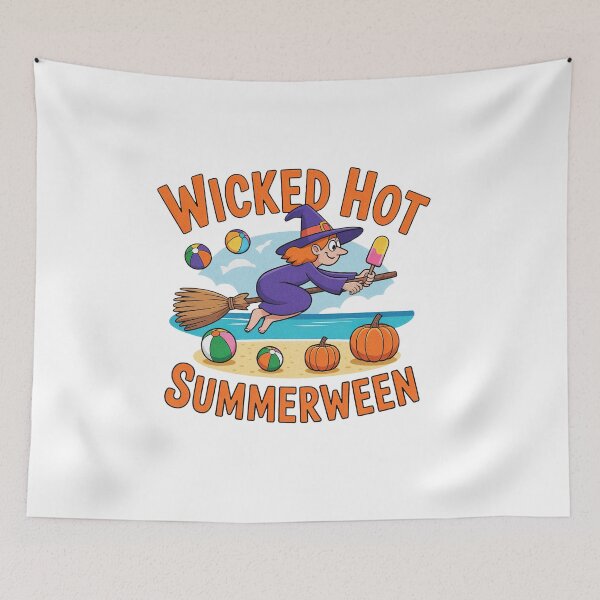 Item preview, Summerween Wicked Hot Witch Spooky Summer Halloween  designed and sold by PietrzakDesign.