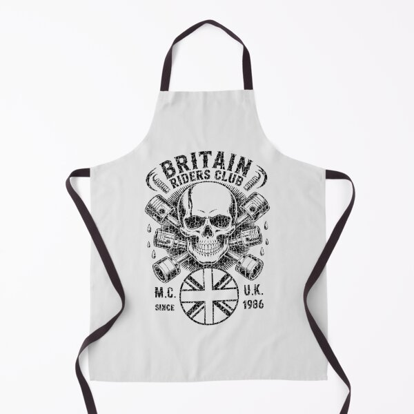 Item preview, Britain Riders Club – U.K. Motorcycle Skull Badge T-Shirt designed and sold by paulo silveira.