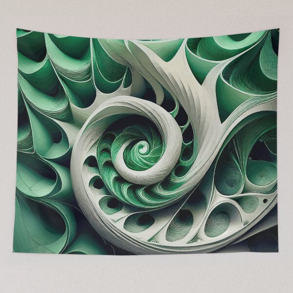 Item preview, Colorful Abstract Fibonacci Art 31 designed and sold by Vicky Brago-Mitchell®.