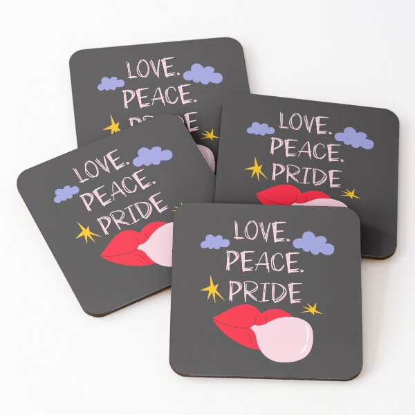Item preview, Love. Peace. Pride designed and sold by Luamor.