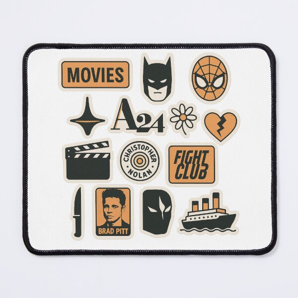 Item preview, Cult Movie Sticker Pack – Retro Pop Culture Icons designed and sold by LoomisDreams.