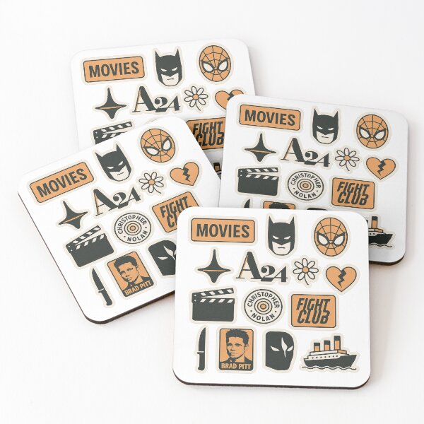 Item preview, Cult Movie Sticker Pack – Retro Pop Culture Icons designed and sold by LoomisDreams.