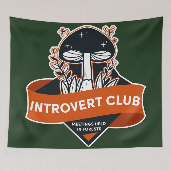 Item preview, Introvert Club – Meetings Held in Forests designed and sold by Milena R..