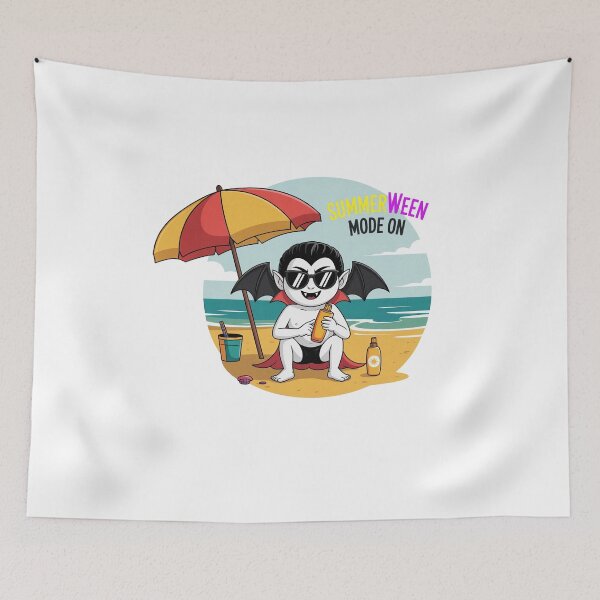 Item preview, Summerween Vampire Spooky Summer Halloween  designed and sold by PietrzakDesign.