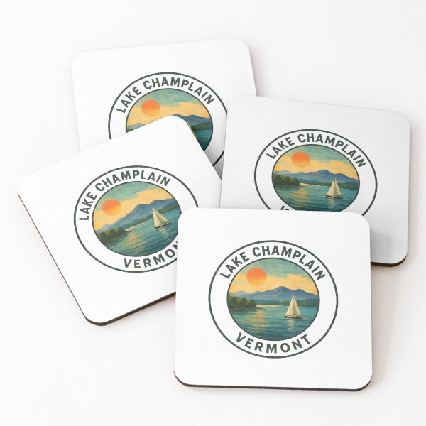 Item preview, Lake Champlain - Vermont Nature Travel Poster designed and sold by inkNext.