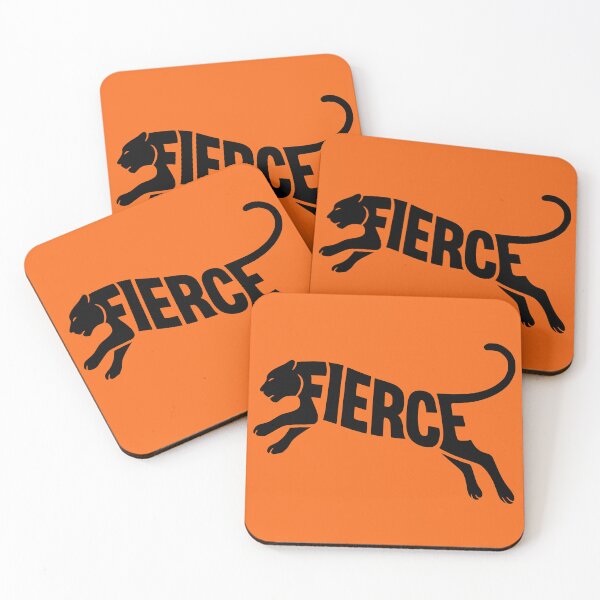 Item preview, Fierce Leaping Tiger Word Art Silhouette Typography Design designed and sold by ramiro.