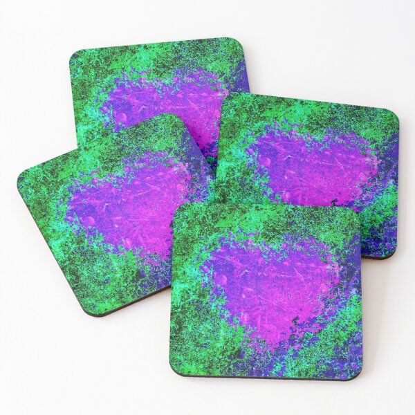 Item preview, Abstract Glowing Purple Heart designed and sold by SXW Designs.