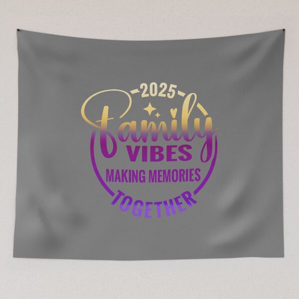 Item preview, Family 2025 Vibes Family Reunion Vacation Making Memories designed and sold by gear-posters.