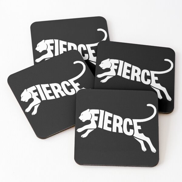 Item preview, Fierce Leaping Tiger Word Art Silhouette Typography Design designed and sold by ramiro.