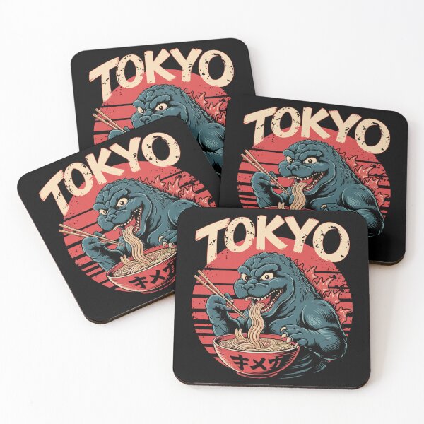 Item preview, Tokyo Ramen Rex – Dino Eats Noodles in the City designed and sold by martin max.