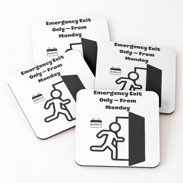 Item preview, Emergency Exit Only – From Monday Design designed and sold by AirmanTalha.