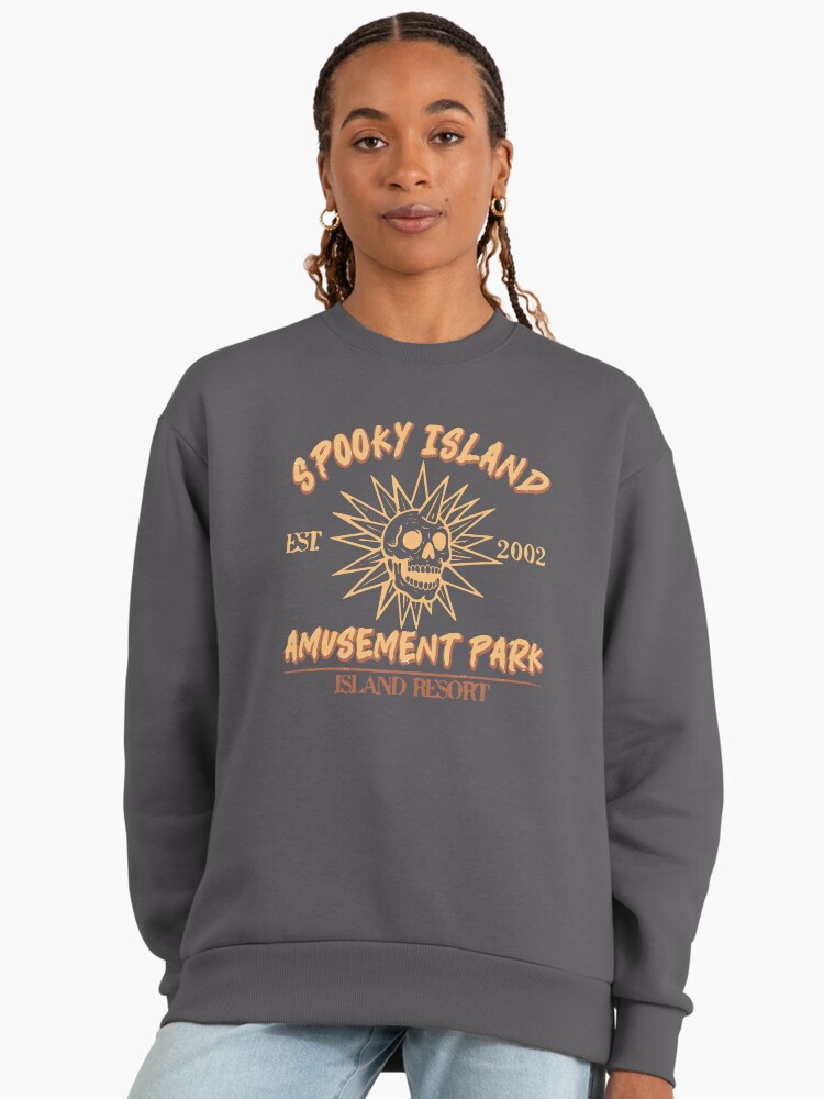 Spooky Island Amusement Park 2 Premium Oversized Sweatshirt