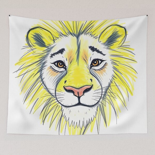 Item preview, Hand drawn Lion designed and sold by Joshuasanga76a.