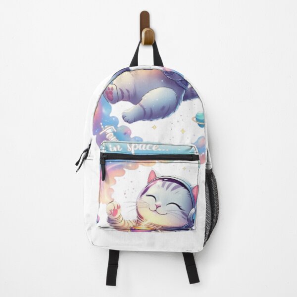 Item preview, Lost in Space, Found in Tea – Dreamy Cosmic Cat T-Shirt Design designed and sold by ArghavanMardani.