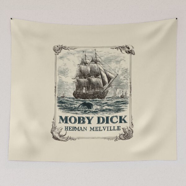 Item preview, A Vintage Poster of Moby-Dick - Herman Melville  designed and sold by GoodOldVintage.