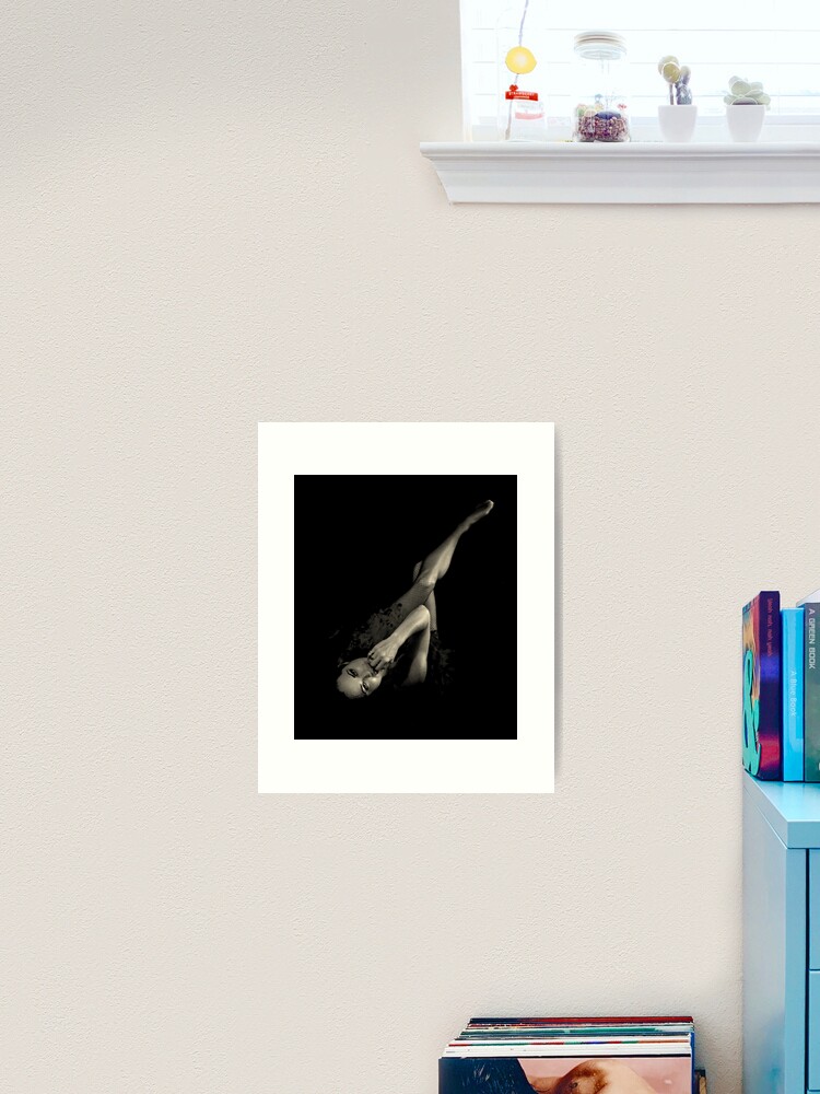 Thumbnail 1 of 3, Art Print, Pin-up in B&W designed and sold by jdempsey.