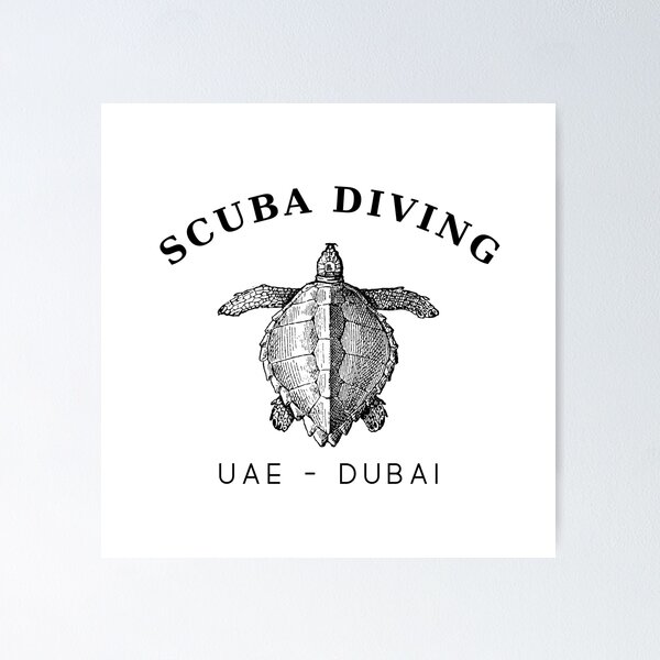 Item preview, Scuba Diving in Dubai - UAE designed and sold by FlyingTreg.