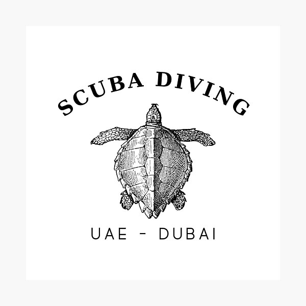 Item preview, Buceo en Dubái (EAU) designed and sold by FlyingTreg.