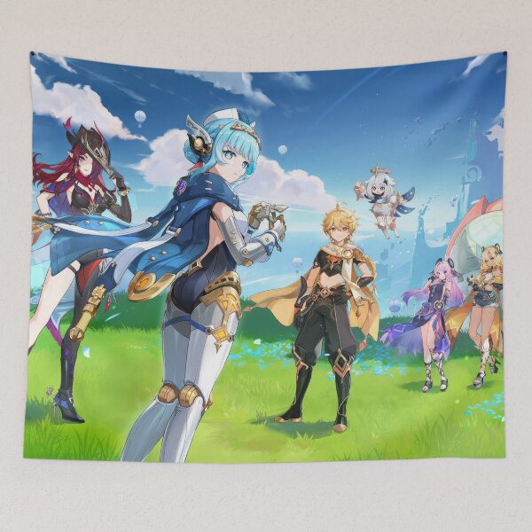 Item preview, Genshin Impact 5.8 Key Artwork Sunspray Summer Resort designed and sold by Astral Drop.