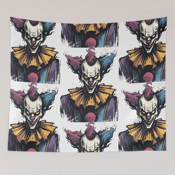 Item preview, Spooky Halloween Clown designed and sold by bapupa.