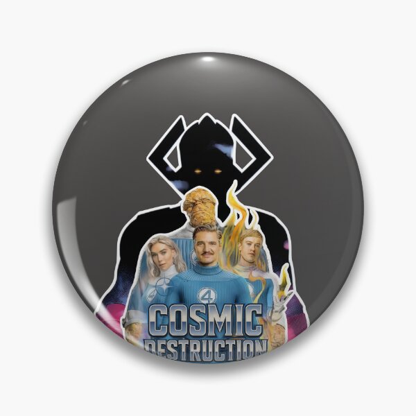 Item preview, Epic Cosmic Superhero Poster – Destruction Unleashed designed and sold by LoomisDreams.
