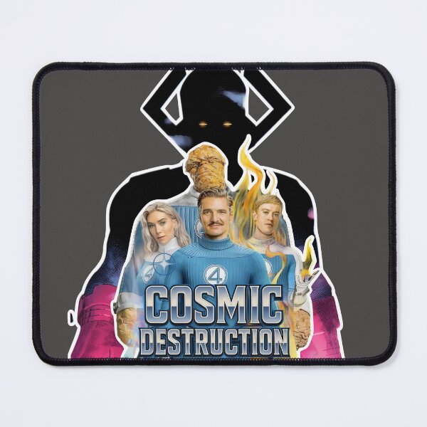 Item preview, Epic Cosmic Superhero Poster – Destruction Unleashed designed and sold by LoomisDreams.