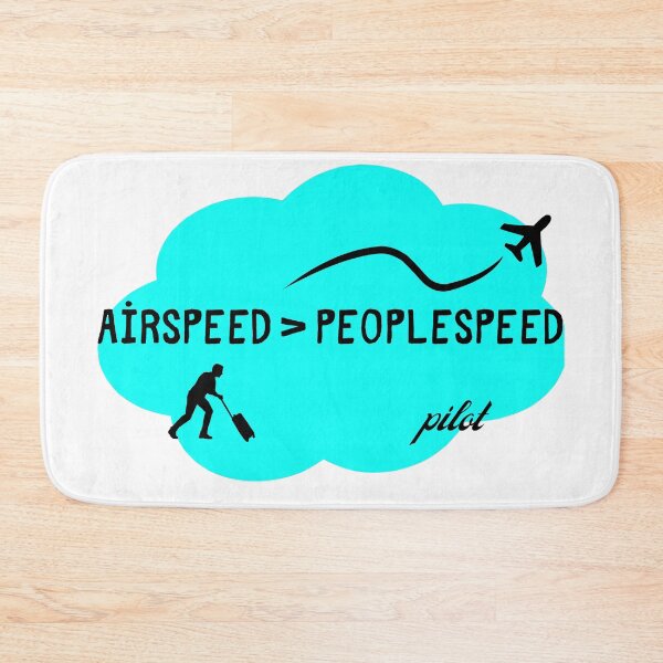 Item preview, Airspeed Greater Than Peoplespeed – Funny Airport Design designed and sold by AirmanTalha.